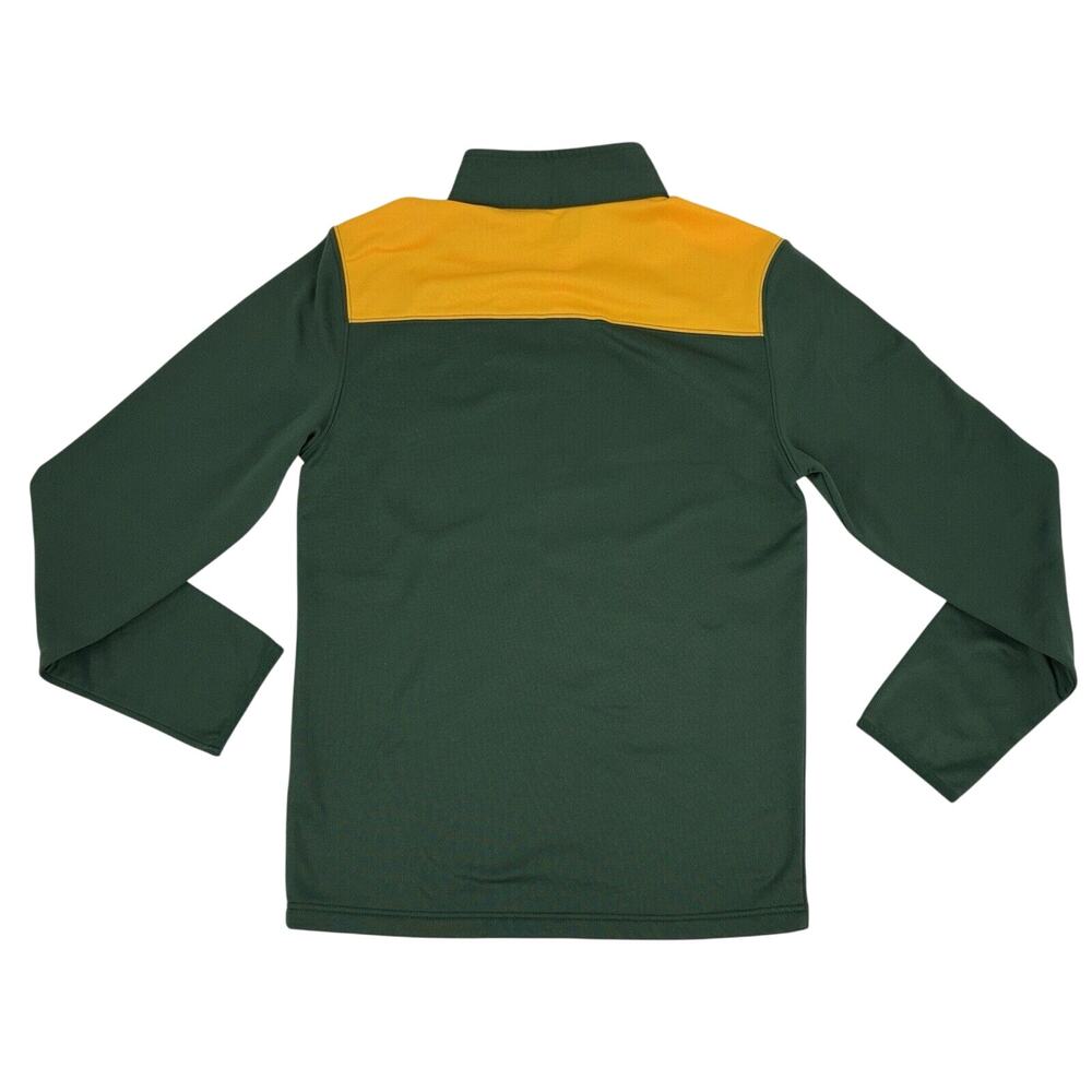 Green Bay Packers Men's 1/4 Zip Pullover Small Green NFL Team Apparel EUC - Picture 5 of 7